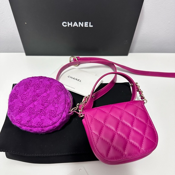 💗CHANEL belt with two mini bags worn once ‼️absolutely stunning rare - Picture 9 of 11